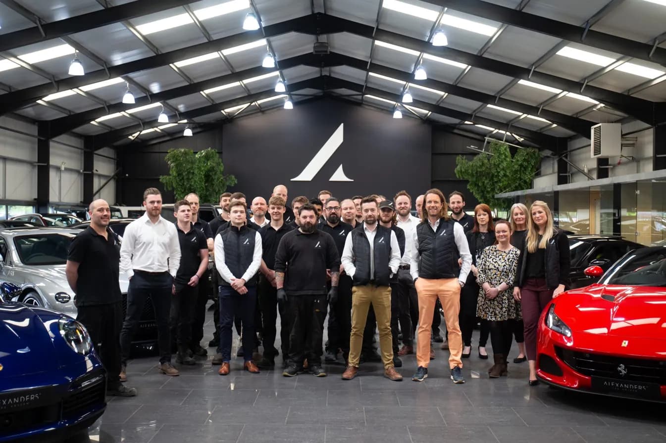 The Alexanders Prestige team at the Boroughbridge showroom